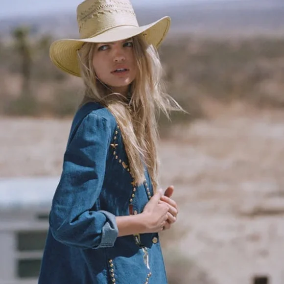 BRAND NEW *lack of color Baja hat sunlight used once - Picture 2 of 4